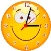 Купити Настінний годинник дитячий круглий на склі В україні лише за 415 грн  - Інтернет магазин настінних годинників ТаймерOк!